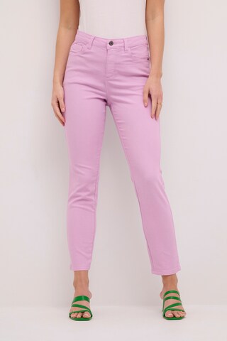 Kaffe Slim fit Jeans 'zelina ' ' in Purple: front