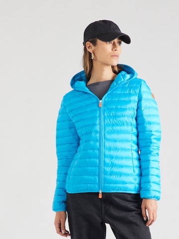 SAVE THE DUCK Between-Season Jacket 'KYLA' in Blue: front