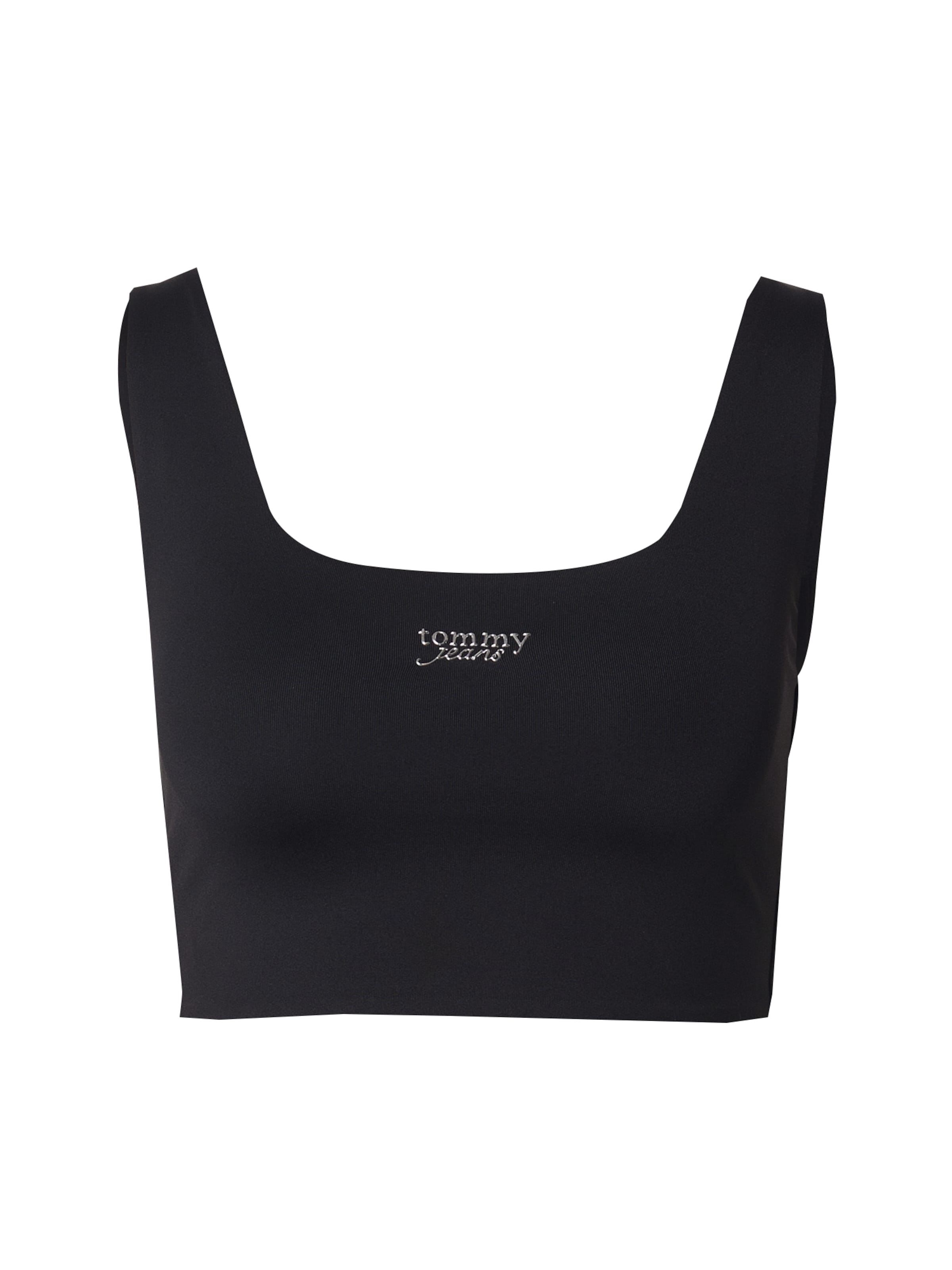 melns Tommy Jeans Topiņš: no priekšpuses