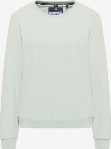 Sweat-shirt Schmuddelwedda en vert : devant