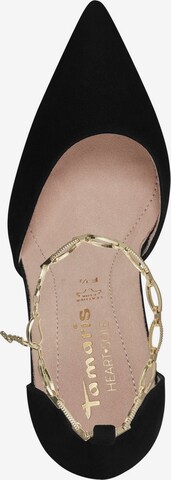 Tamaris Heart & Sole Γόβες slingback σε μαύρο