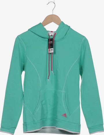 ADIDAS PERFORMANCE Sweatshirt & Zip-Up Hoodie in L in Green: front