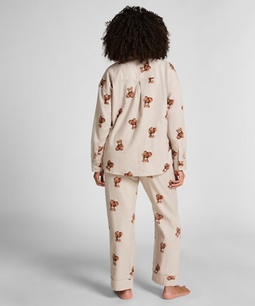 Hunkemöller Pyjamabroek in Beige