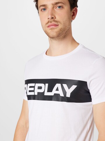 REPLAY T-Shirt in Weiß