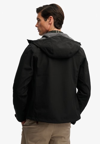 Superdry & Co Tussenjas in Zwart