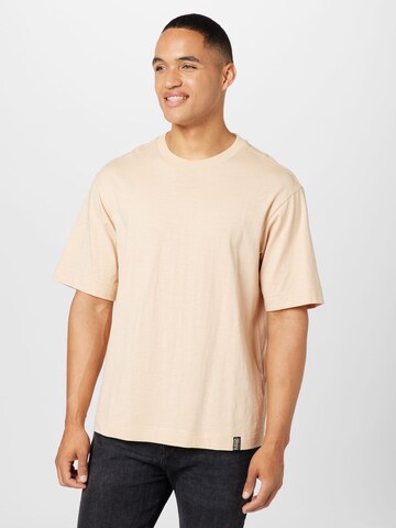 T-Shirt G-Star RAW en beige : devant