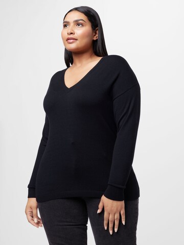 Object Curve Sweater 'THESS' in Black: front