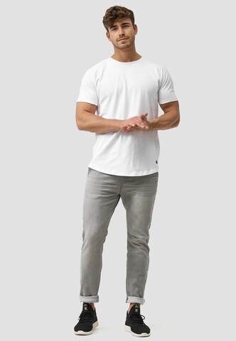 INDICODE JEANS Slimfit Jeans 'Alban' in Grau