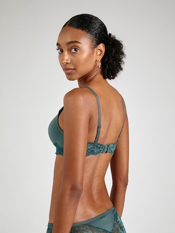TRIUMPH T-shirt Bra 'Amourette Charm T' in Green