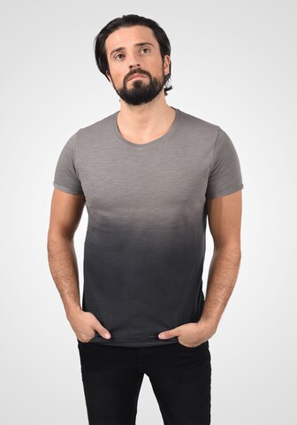 !Solid T-Shirt 'Divino' in Grau: predná strana