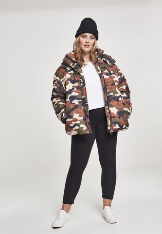 Urban Classics Winter Jacket ' Boyfriend Camo' in Mixed colors