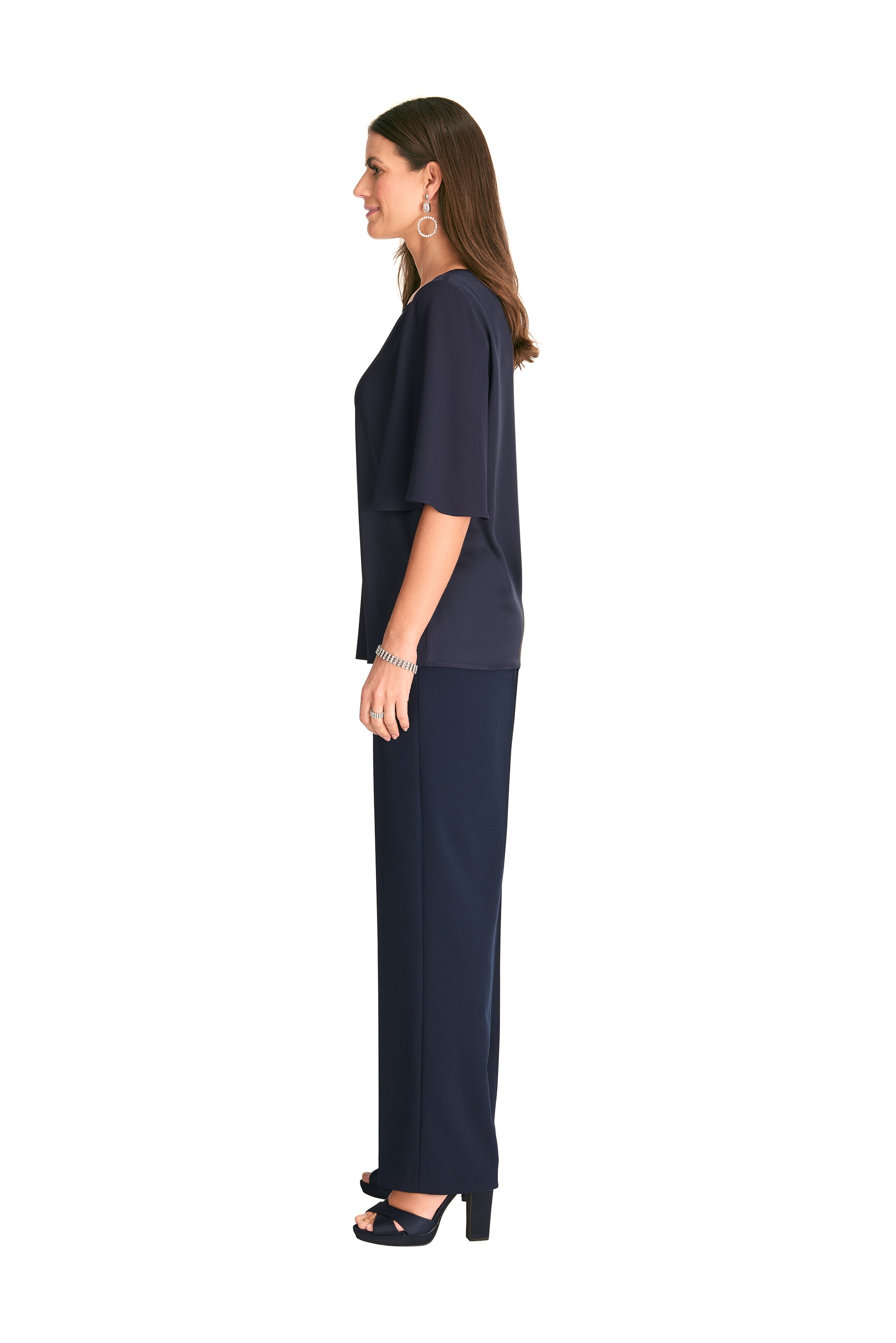 HERMANN LANGE Collection Blouse in Blue