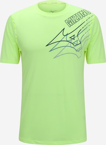 MIZUNO - Camisa funcionais em verde: frente