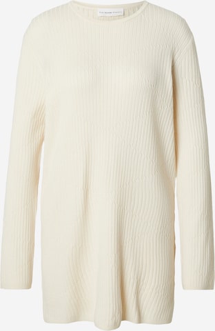 The Base Theory Neulemekko 'Long Sleeve Mini Dress' värissä valkoinen: etupuoli