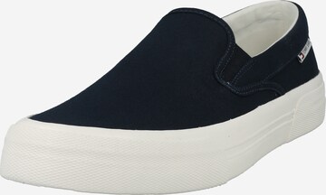 Tommy Jeans Slip-on obuv - Modrá: predná strana