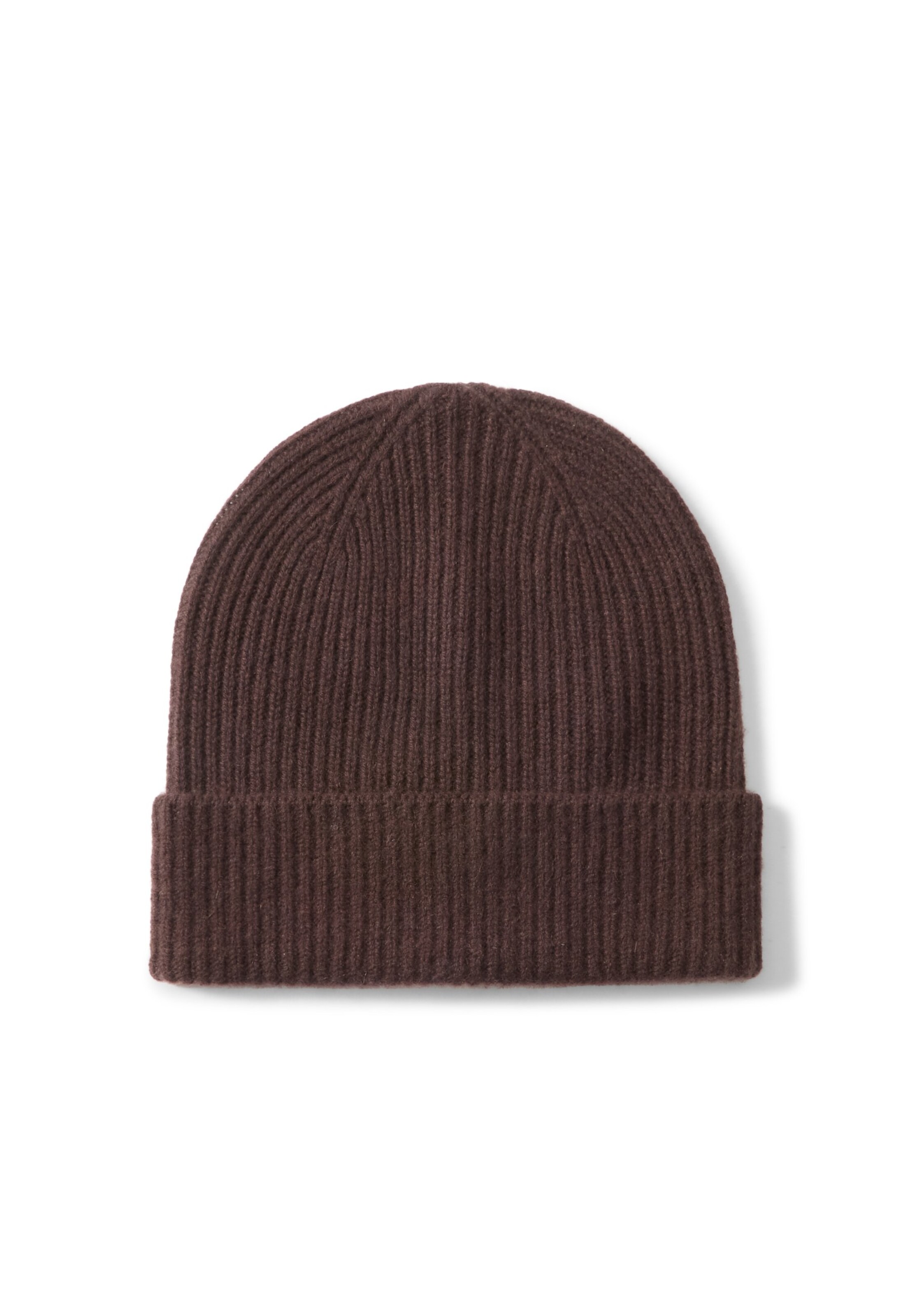 Zwillingsherz Beanie in Brown: front