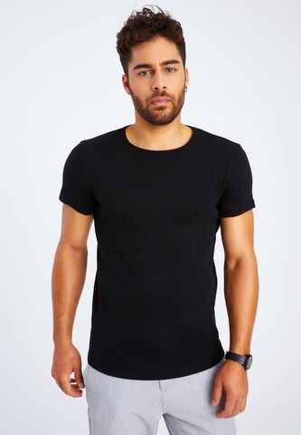 Leif Nelson Shirt in Black: front