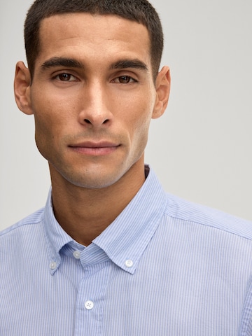 JOOP! Slim fit Button Up Shirt 'Mike' in Blue