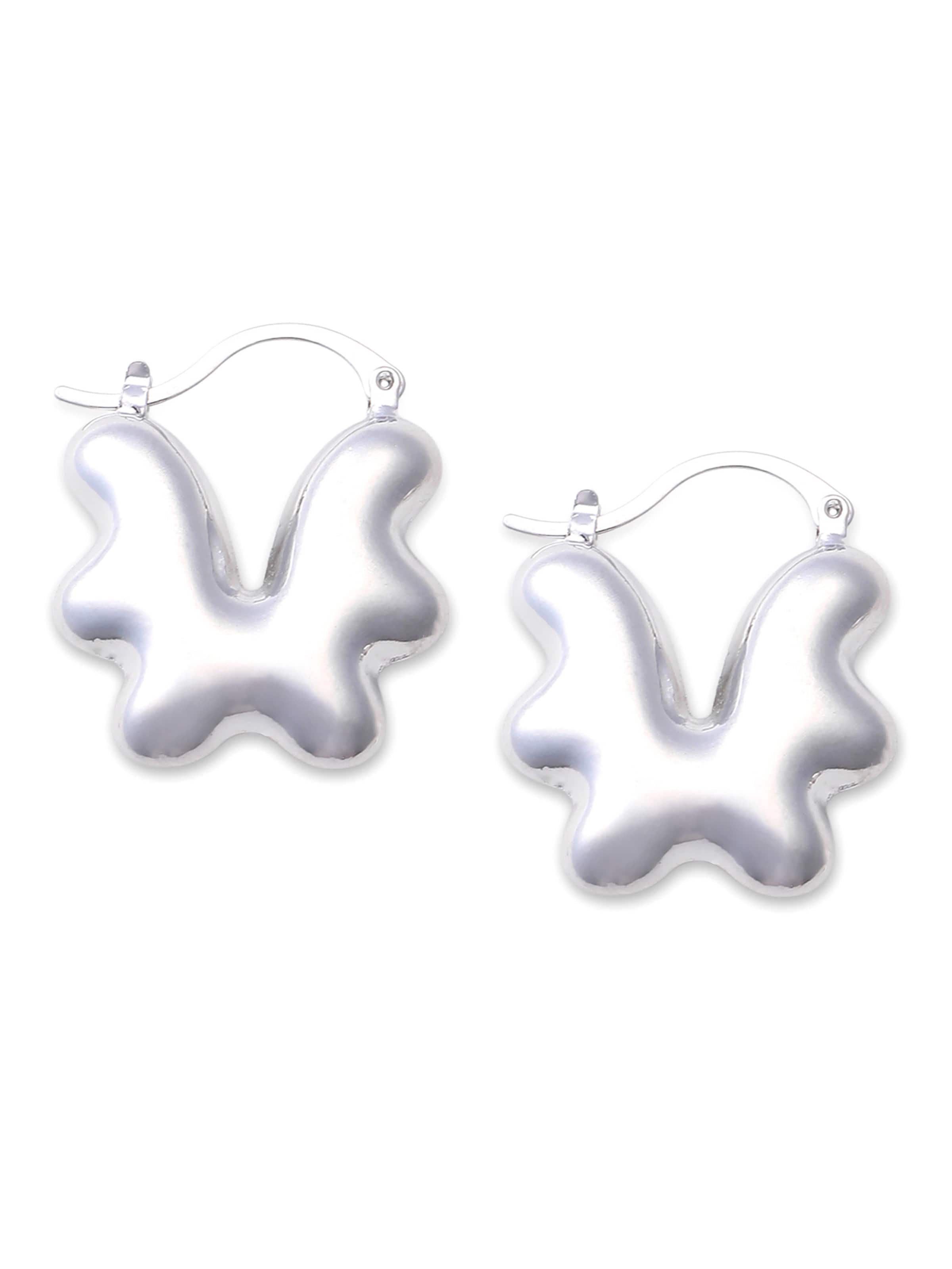 SOHI Øreringe 'Tayler' i sølv: forside