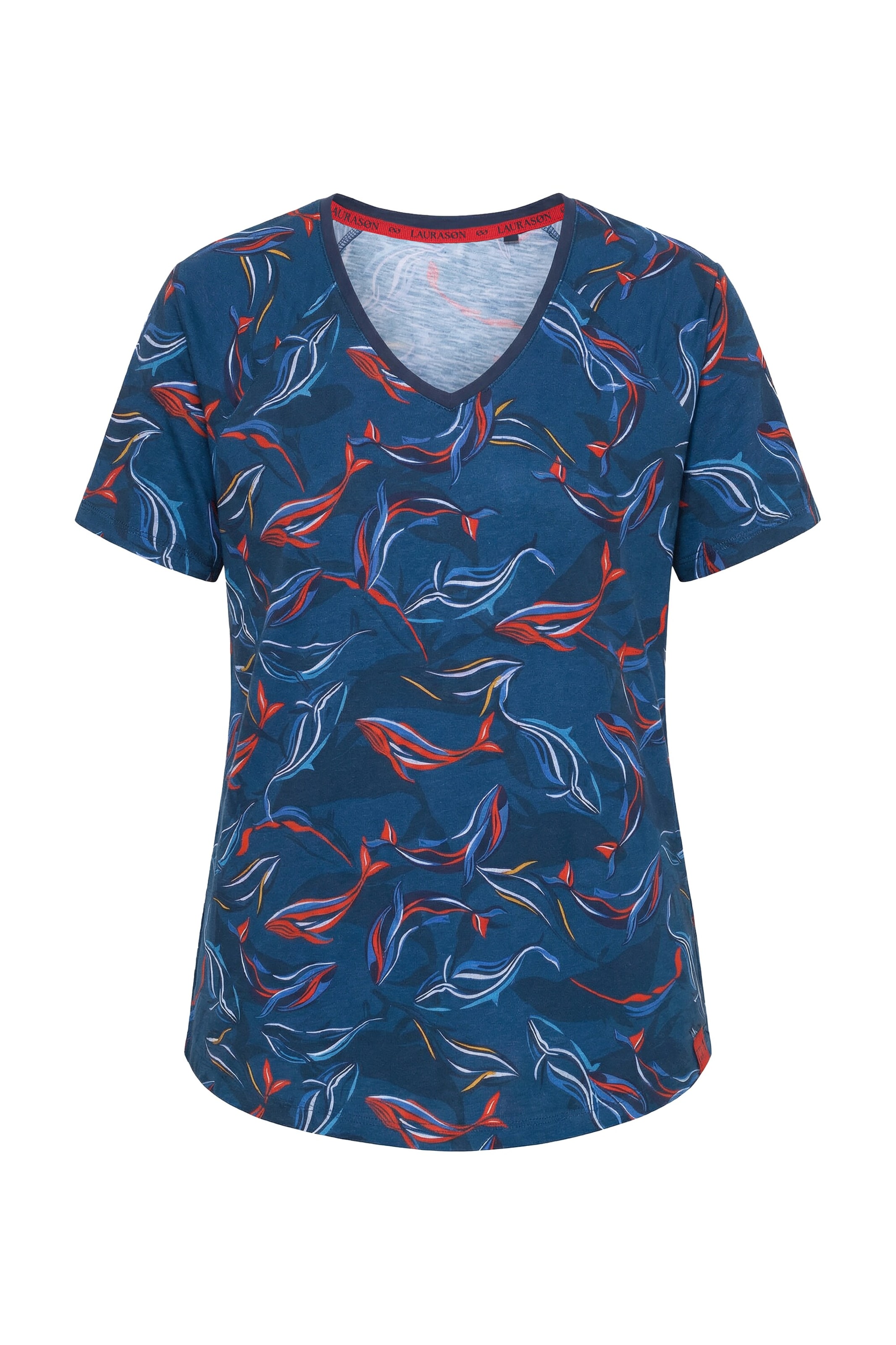 LAURASØN Shirt in Blauw: voorkant