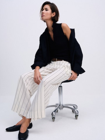 The Set Wide Leg Hose in Blau