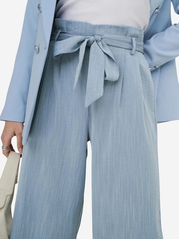 Wide leg Pantaloni 'Onlmarsa Solid Paperbag Wvn Noos 15269628' di ONLY in blu