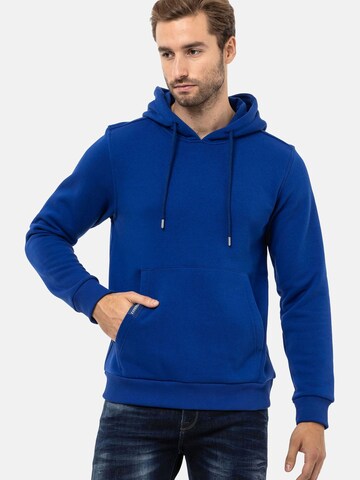 CIPO & BAXX Sweatshirt in Blauw: voorkant