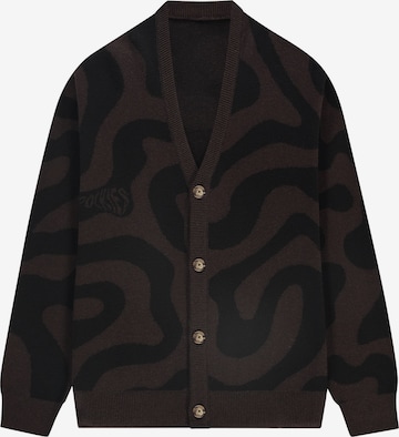 Vestes en maille Pockies en marron : devant