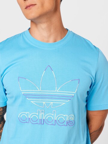 ADIDAS ORIGINALS Shirt 'Trefoil' in Blue