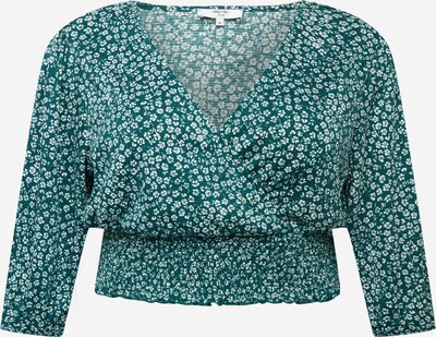ABOUT YOU Curvy Majica 'Laura' u zelena / bijela, Pregled proizvoda