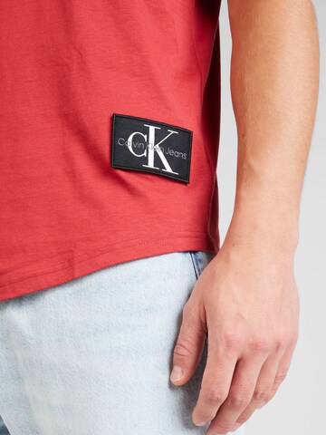 Calvin Klein Jeans Тениска в червено