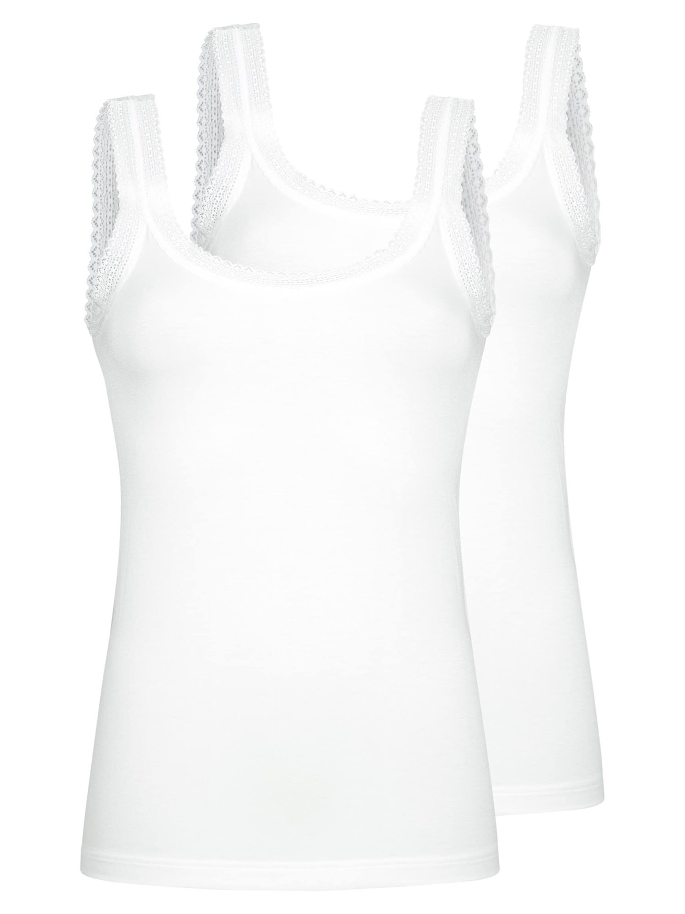 Mey Unterhemd 'Modal Lace'‌‌‌‌‌‌‌‌ in Weiß: Vorderseite