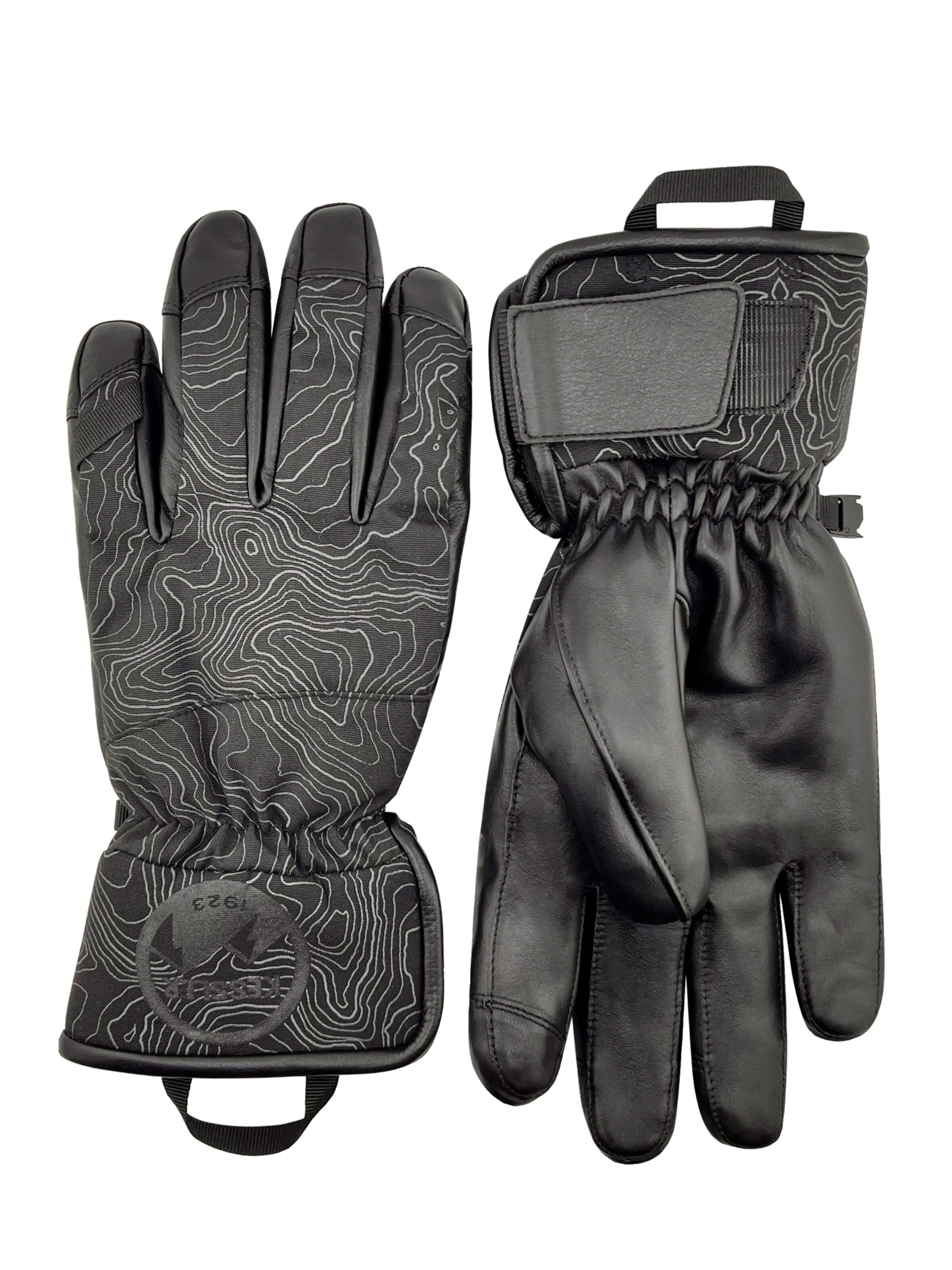 KESSLER Fingerhandschuhe 'ASPEN'‌ in Schwarz: Vorderseite