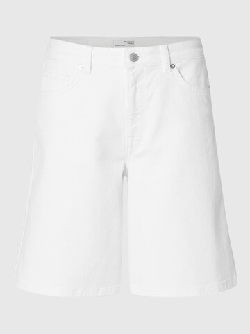 Regular Jean SELECTED FEMME en blanc