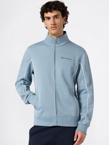 Champion Authentic Athletic Apparel Sweatsuit in Blue: front