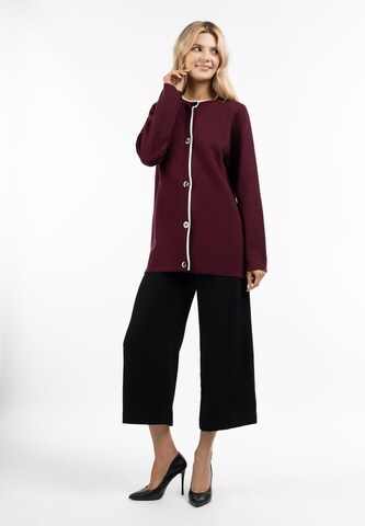 usha BLACK LABEL Knit cardigan in Red