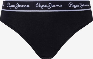 Pepe Jeans String in Schwarz: predná strana