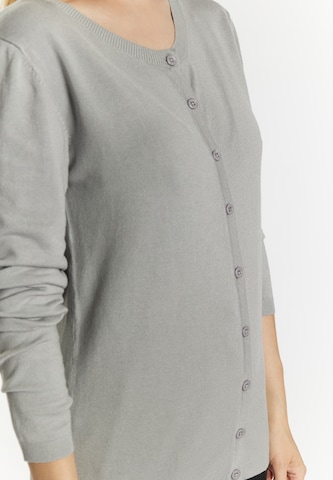 Cardigan 'Nowles' usha BLACK LABEL en gris