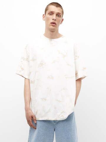 Pull&Bear Shirt in Beige: voorkant