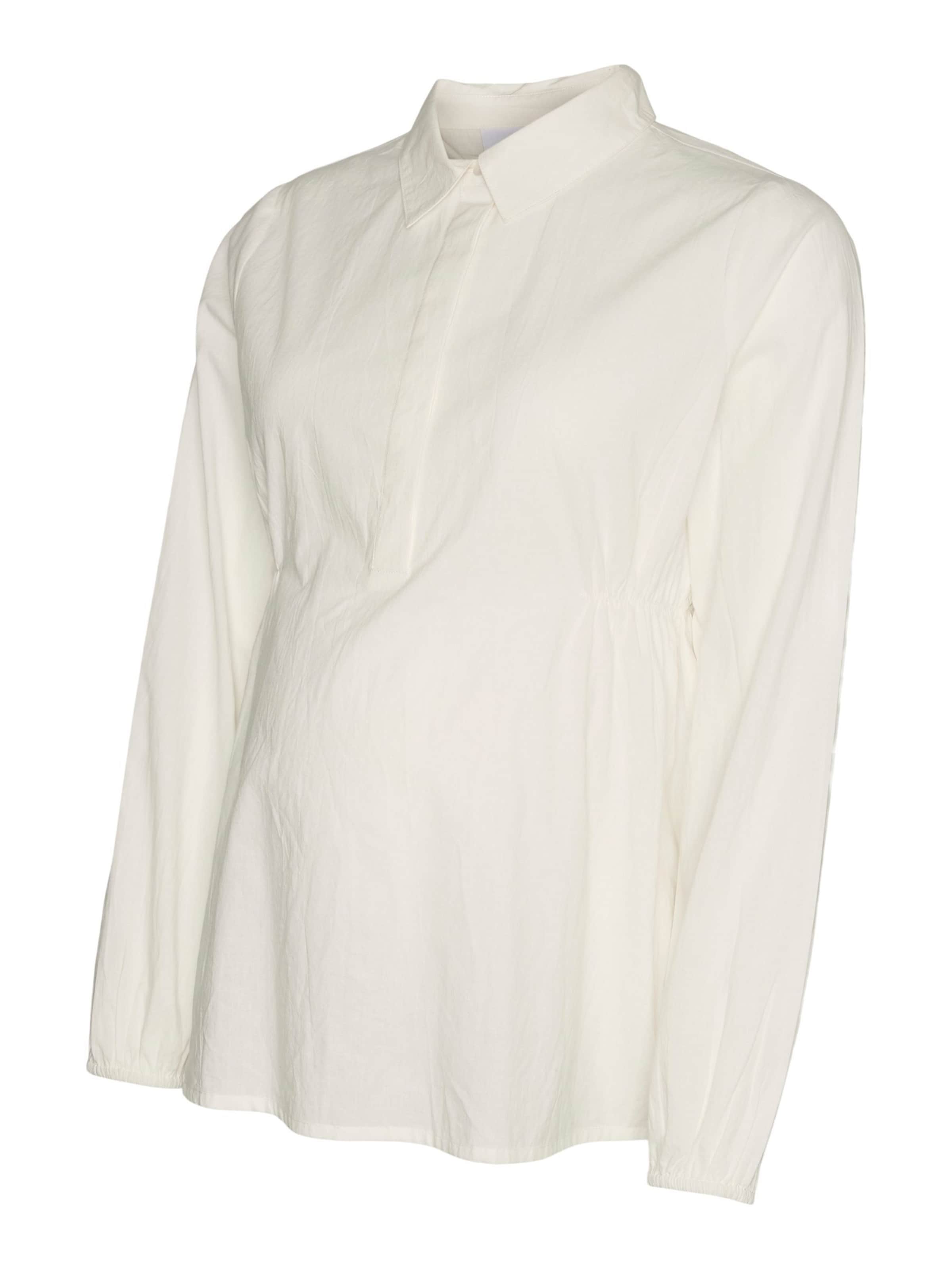 MAMALICIOUS Bluse 'MLZoey Lia' in Weiß: Vorderseite