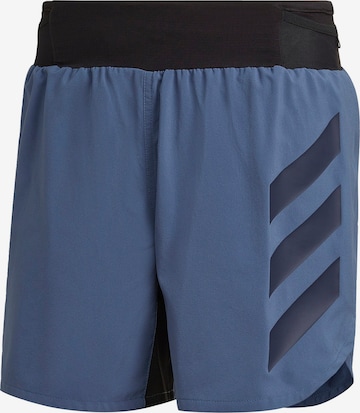 adidas Terrex Shorts 'Agravic' in Blau: predná strana
