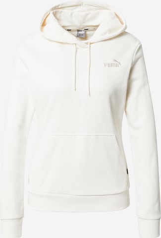 PUMA Athletic Sweatshirt in White: front