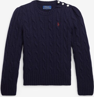 Polo Ralph Lauren Sweater 'CABLE' in Blue: front