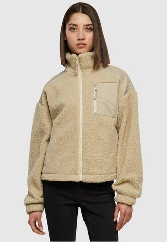 Urban Classics Between-Season Jacket in Beige: front