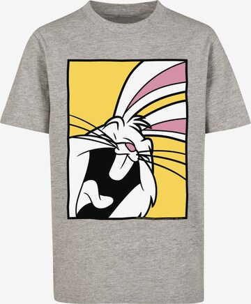 Maglietta 'Looney Tunes Bugs Bunny Laughing' di F4NT4STIC in grigio: frontale