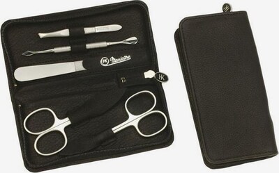 Hans Kniebes Manicure-Etui in schwarz / silber, Produktansicht