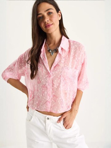 Bianco Lucci - Blusa em rosa