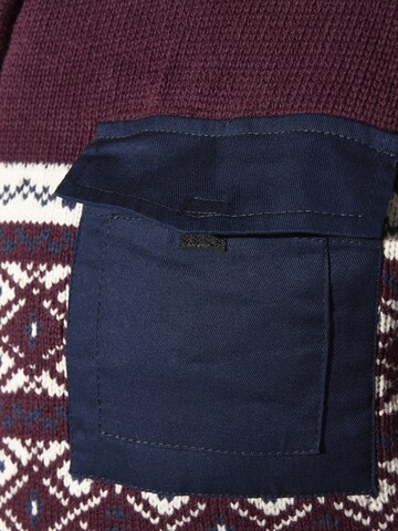Jan Vanderstorm Gebreid vest 'Bjornsen' in Rood