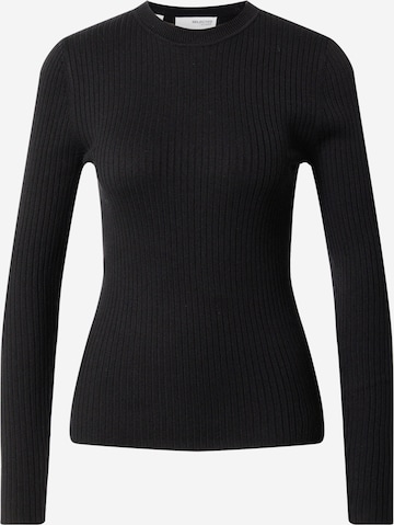 SELECTED FEMME Sweater 'Lydia' in Black: front