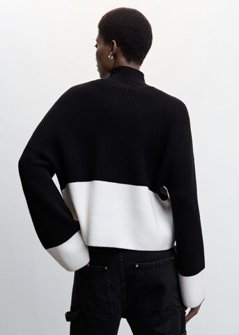 MANGO Sweater 'Mangus' in Black